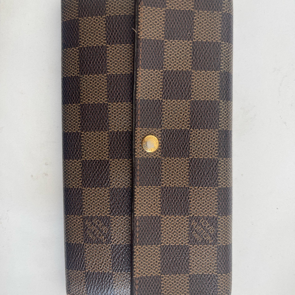 Louis Vuitton Checkered Brown And Black Wallet